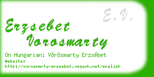 erzsebet vorosmarty business card