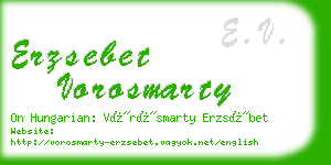 erzsebet vorosmarty business card